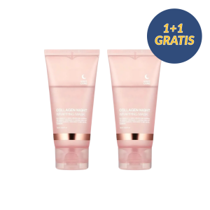 CollagenMask, κολλαγονική νυχτερινή μάσκα προσώπου με peel-off effect (1+1 ΔΩΡΕΑΝ)