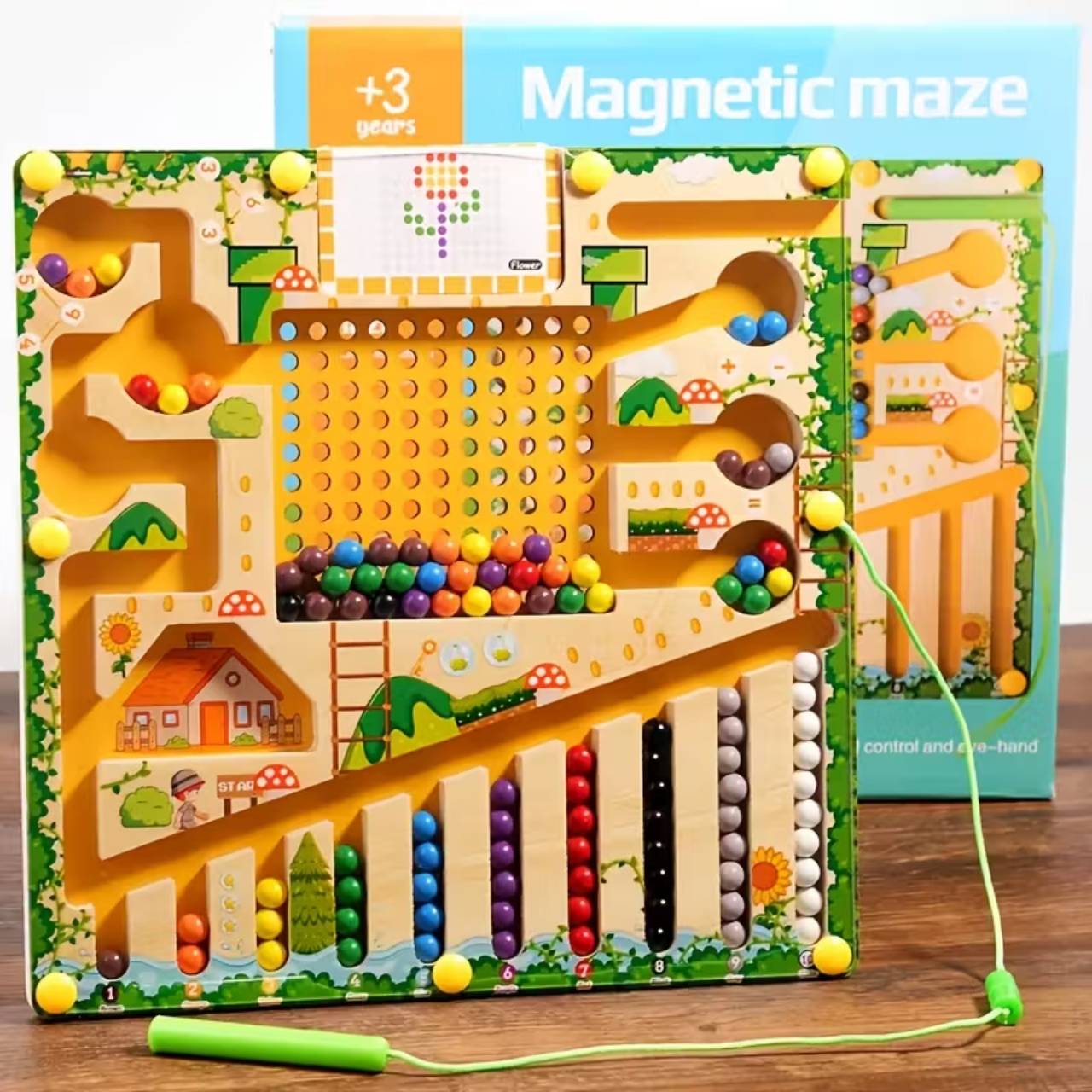 MazeGame, ένα ξύλινο διδακτικό παιχνίδι για παιδιά