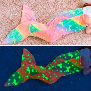 MermaidBlanket, κουβέρτα με ουρά γοργόνας για μωρά