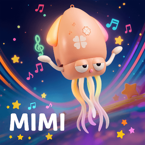 MEDUZ, Ηλεκτρική χορεύτρια καλαμάρι MIMI