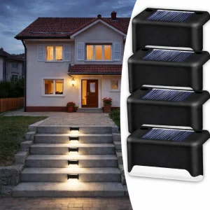 PatioLights, αδιάβροχα ηλιακά φώτα κήπου LED (4 τεμ.)