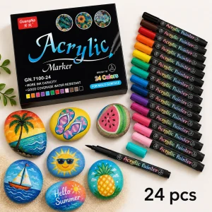 AcrylicMarkers, ακρυλικοί μαρκαδόροι (24 τμχ)